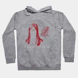 Red Hair Girls Hoodie